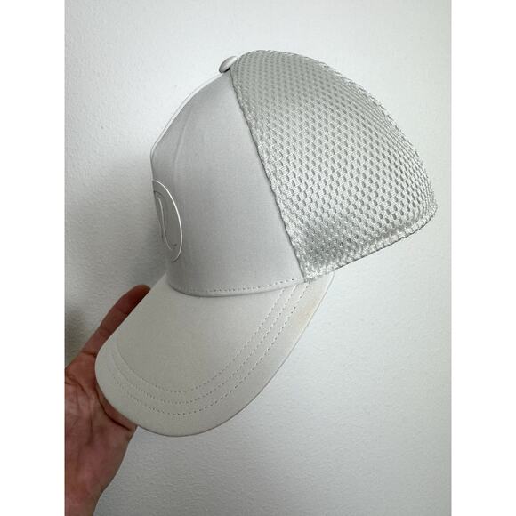 Lululemon Trucker Hat Cap Adults Snap Back Mesh Adjustable Cream Bone - Picture 3 of 9